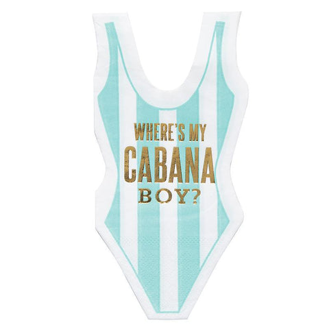 Cabana Boy Cocktail Napkin