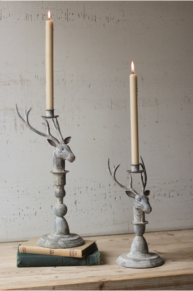 Deer Candlestick Holder (Set of 2)