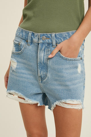 Pock Denim Short