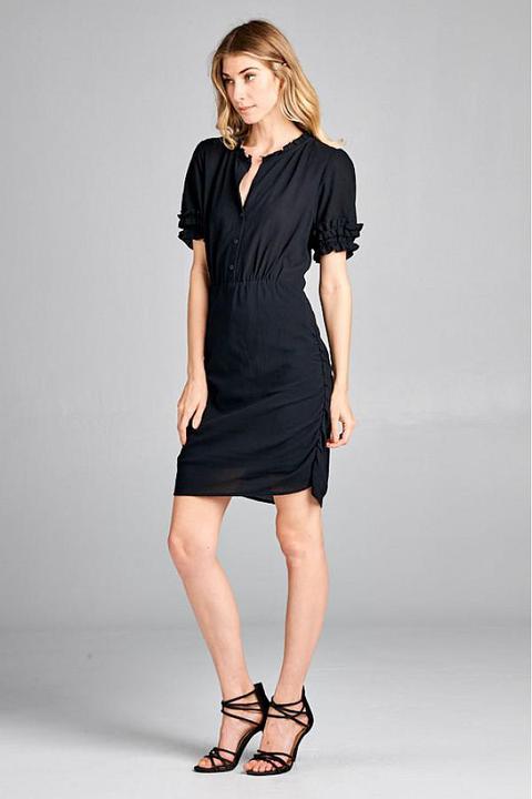 Cotton Ruffle Dress