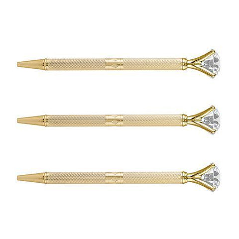 Etched Gold Gem Pen