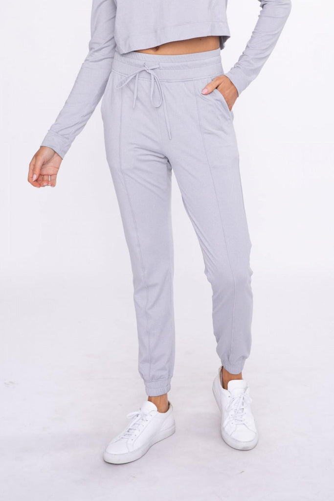 Grey Athleisure Joggers