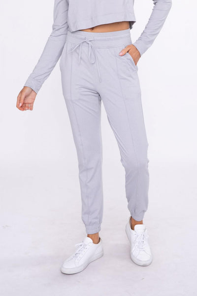 Grey Athleisure Joggers