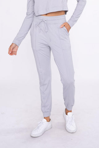 Grey Athleisure Joggers
