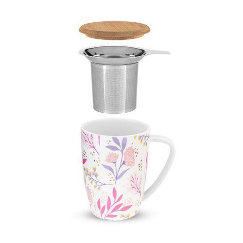Bailey Botanical Ceramic Tea Mug & Infuser