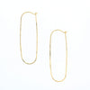 Oval  Hoop Earrings