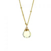 Gold Trinket Stone Necklace