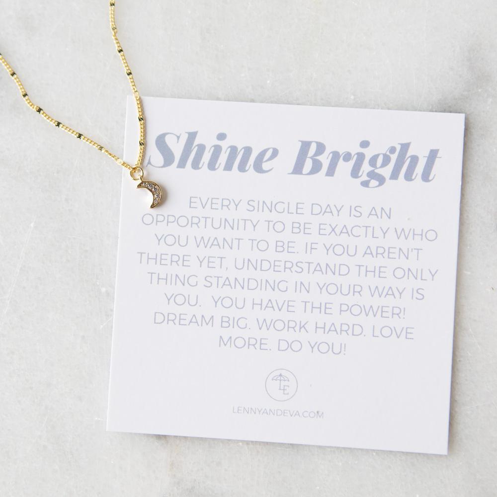 Shine Bright Necklace, Moon