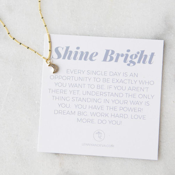 Shine Bright Necklace, Moon