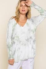 Forest Foggy Knit Top