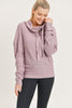 Dusty Cowl Waffle Hoodie