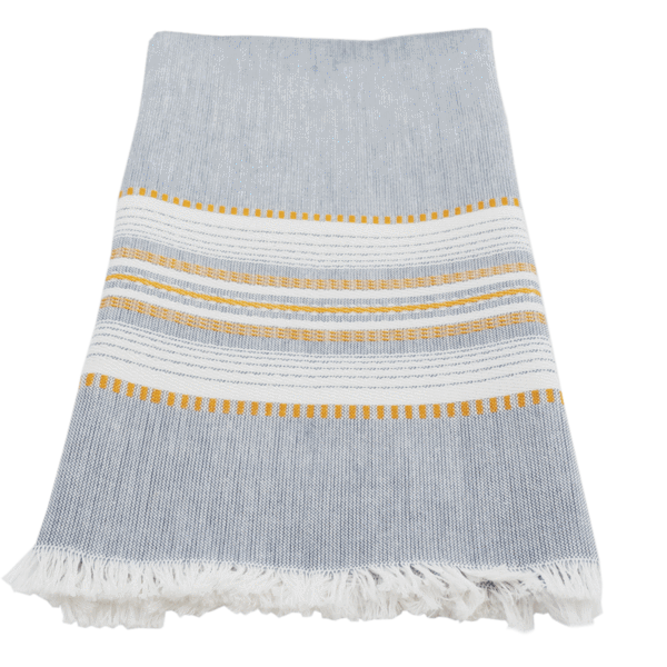 Slate Gold Chambray Towel
