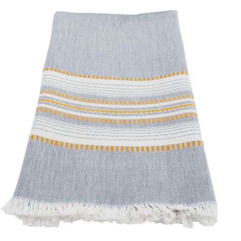 Slate Gold Chambray Towel