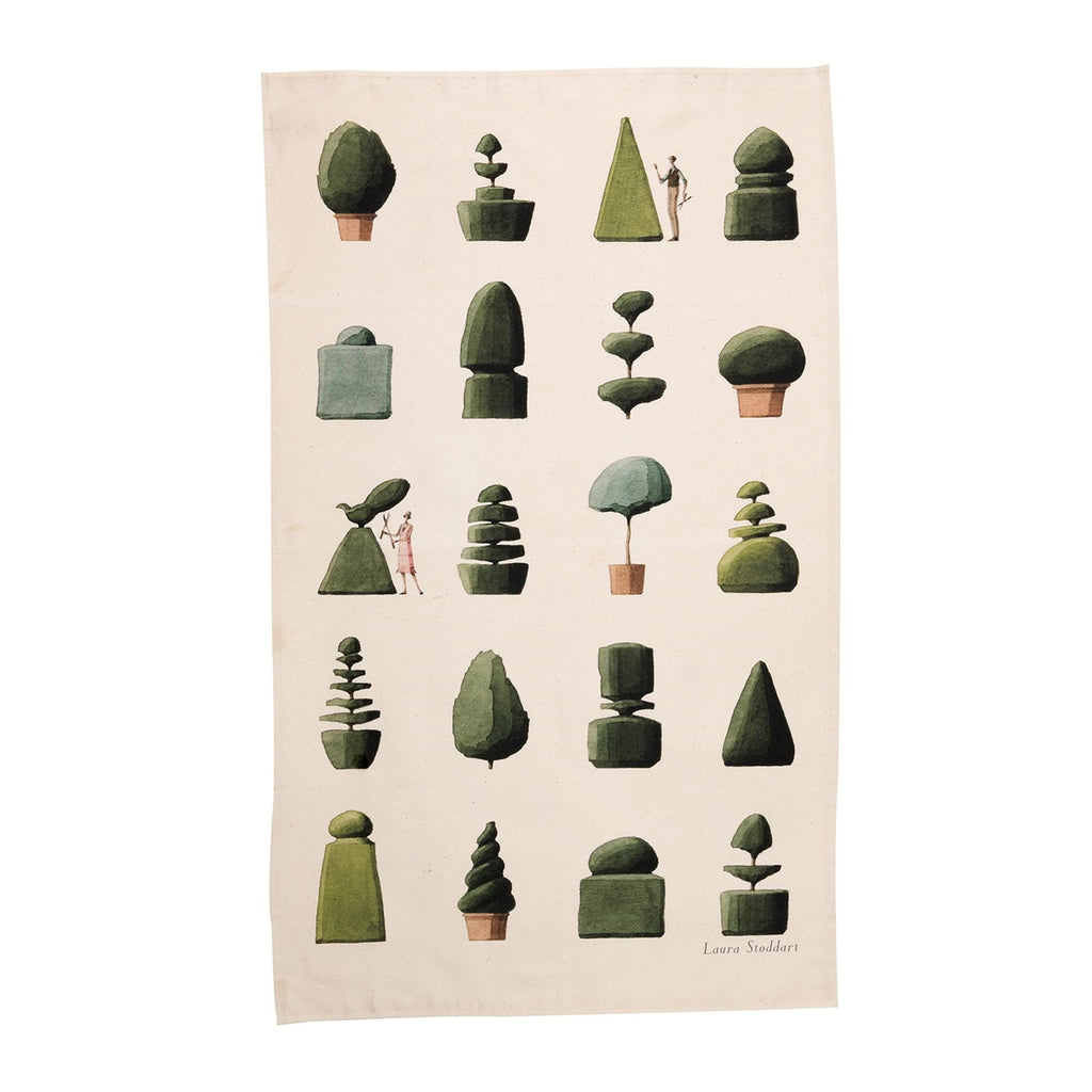 Top Topiary Tea Towel