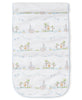 Blue Noah's Burp Cloth
