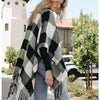 Buffalo Check Tassel Ruana