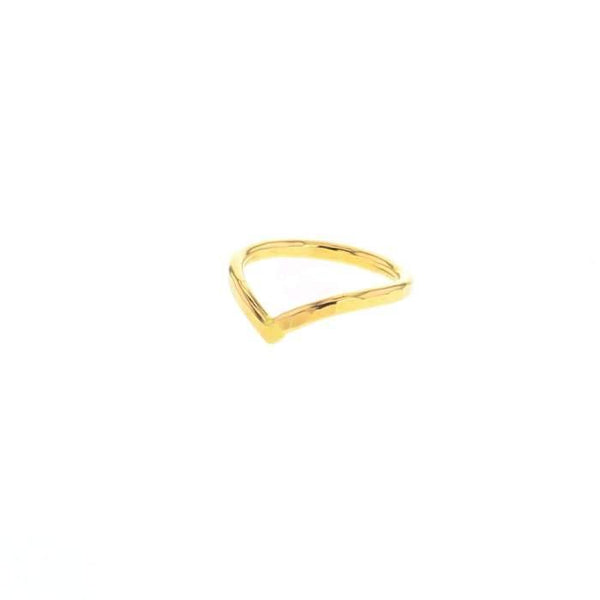 Gold Grand Chevron Ring