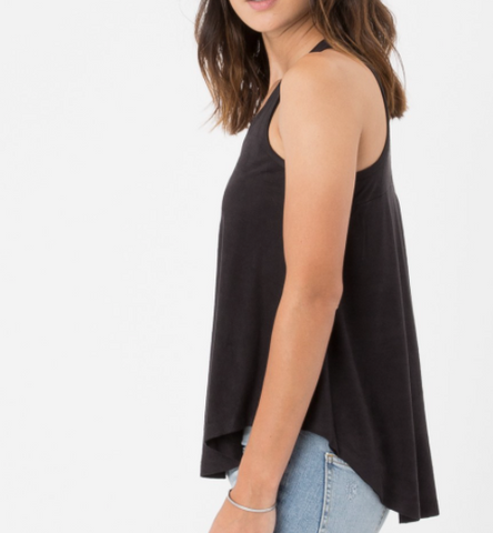 The Black Suede Swing Tank