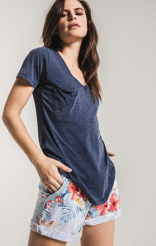 The Pocket Tee Black Iris