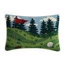 Golf Pin Flag And Ball Pillow