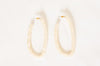 Shannon Shell Hoop Earring