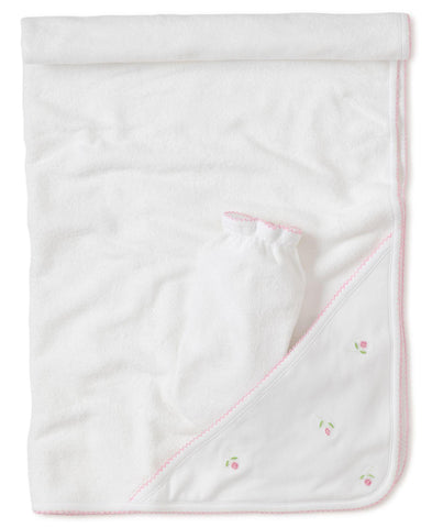 Garden Roses Towel & Mitt Set