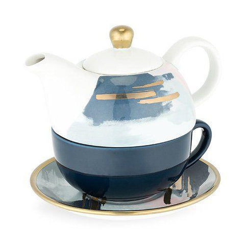 Addison Blue/Pink Tea Set