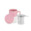 Delia Pink Tea Mug & Infuser