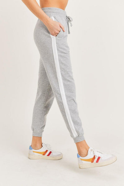 Heather Stripe Jogger
