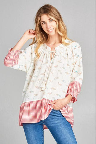 Flamingo Vibes Top