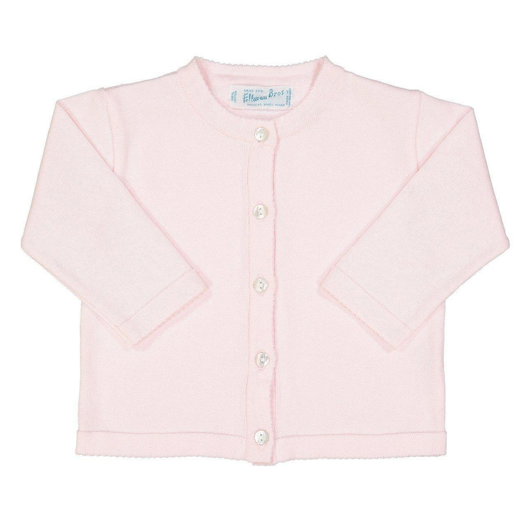 Pink Classic Knit Cardigan