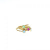 Gold Stone Stacking Rings