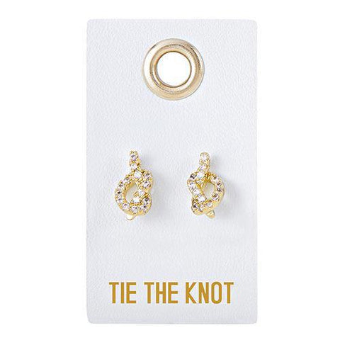 Tie The Knot Stud Earring