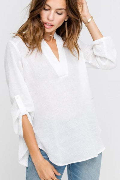Cotton Gauze Top