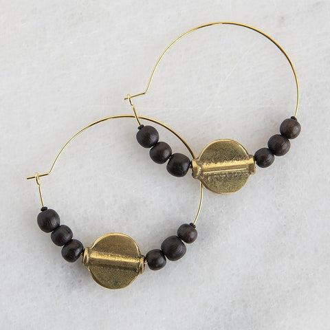Ember Black Earring