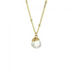 Gold Trinket Stone Necklace