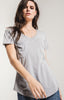 The Pocket Tee Heather Grey Burnout