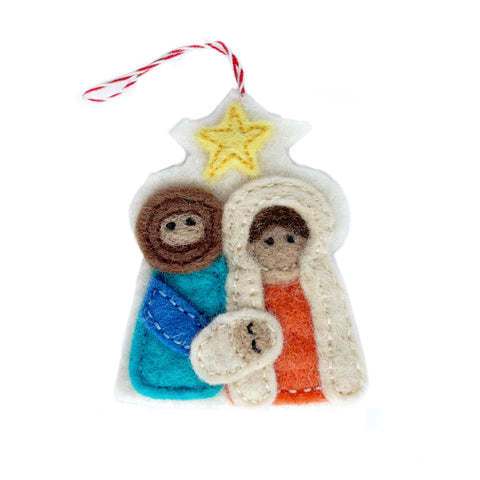 Felt Nativity Ornament