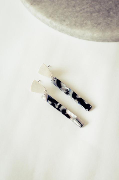 Penny Long Drop Earring