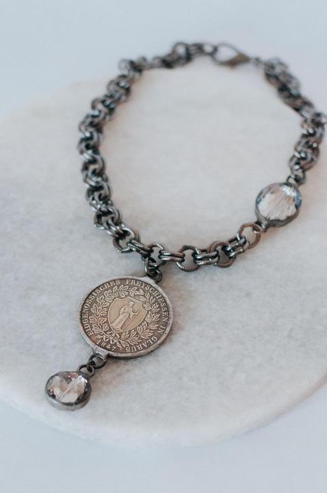 Rope Chained Coin Necklace*