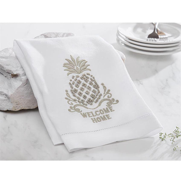 Welcome Home French Knot Towel
