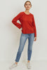 Cozy Red Sweater