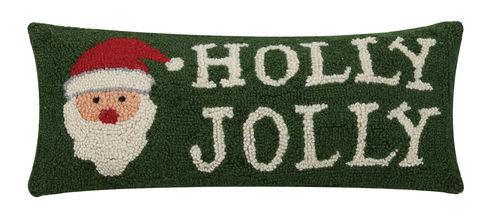 Holly Jolly Santa Pillow