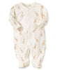 Ecru Sophie la girafe Print Footie