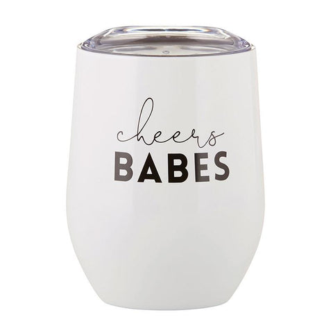 Cheers Babes Wine Tumbler