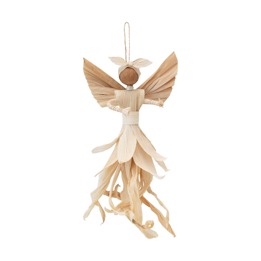 Corn Husk Angel Ornament