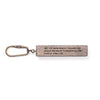 Wood Quote Keychain