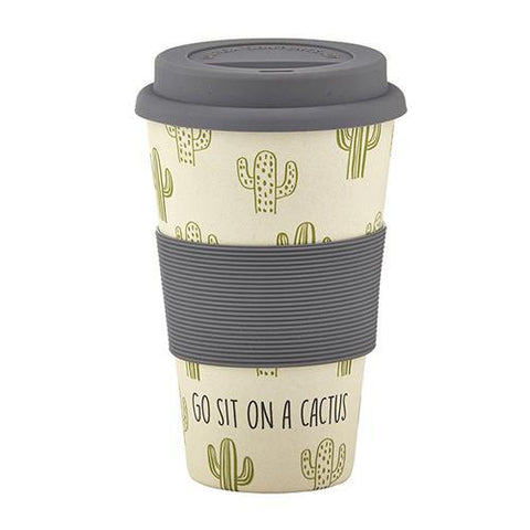 Sit On A Cactus Bamboo Mug