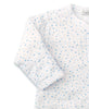 Hand Smocked Charmed Blue Footie with Collar
