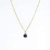 Gold Trinket Stone Necklace